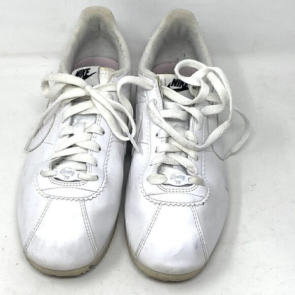 Nike Cortez x Nathan Bell White Sneakers Mens Size 8 - Picture 2 of 8